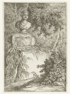 Bust (The Evenings of Rome) by Hubert Robert