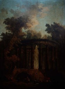 Capriccio of a Fountain in a Circular Colonnade