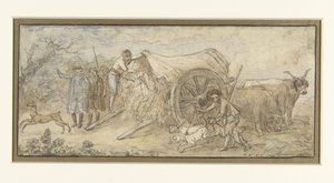Covered Wagon in the Campagna