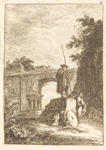 The Triumphal Arch by Hubert Robert