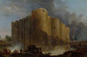 The Demolition of the Bastille, July 14, 1789 by Hubert Robert