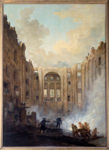 The Fire of the Opera at the Palais Royal