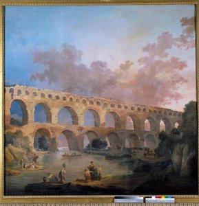 View of the Pont du Gard