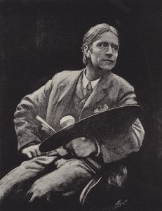Hubert Herkomer, British artist by Hubert von (after) Herkomer