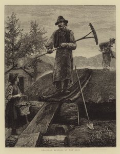 Charcoal Burners in the Alps by Hubert von Herkomer