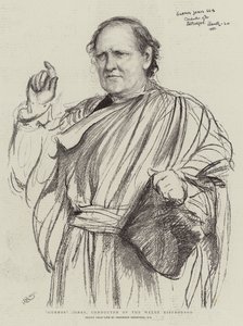 Gurnos Jones, Conductor of the Welsh Eisteddfod by Hubert von Herkomer