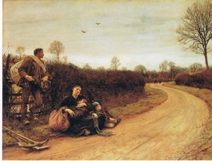 Hard Times by Hubert von Herkomer