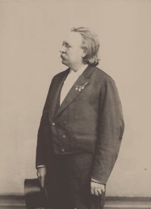Portrait of the organist and composer Edmund Kretschmer, 1830-1908 by Höffert