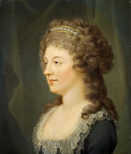 Portrait of Charlotte Stuart, Duchess of Albany (1753-1789) by Hugh Douglas Hamilton