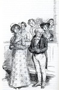 At the Church (illustration) by Hugh Thomson
