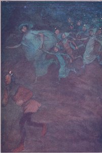 Enter Sir Hugh Evans, Anne Page, and the Others by Hugh Thomson