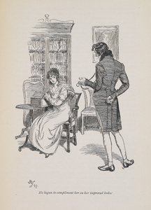He Began to Compliment Her on Her Improved Looks by Hugh Thomson