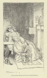 Illustration for Amos Barton by George Eliot by Hugh Thomson