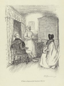 Illustration for Amos Barton by George Eliot by Hugh Thomson