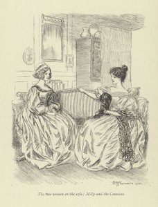 Illustration for Amos Barton by George Eliot by Hugh Thomson