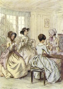 Illustration for Amos Barton by Hugh Thomson