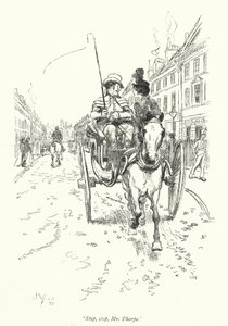 Illustration for Northanger Abbey by Jane Austen by Hugh Thomson