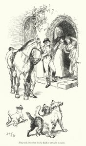Illustration for Northanger Abbey by Jane Austen by Hugh Thomson