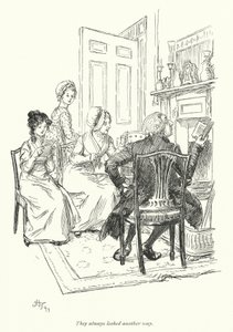 Illustration for Northanger Abbey by Jane Austen