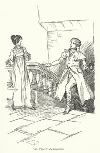 Illustration for Northanger Abbey by Jane Austen by Hugh Thomson