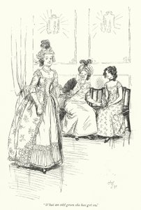 Illustration for Northanger Abbey by Jane Austen by Hugh Thomson