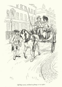 Illustration for Northanger Abbey by Jane Austen by Hugh Thomson