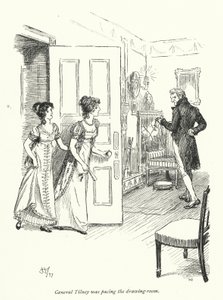 Illustration for Northanger Abbey by Jane Austen by Hugh Thomson