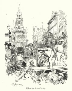 London: When the Strand is Up by Hugh Thomson