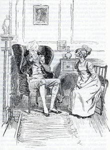Miss Bates by Hugh Thomson