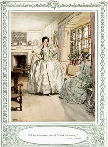 She Stoops to Conquer by Hugh Thomson