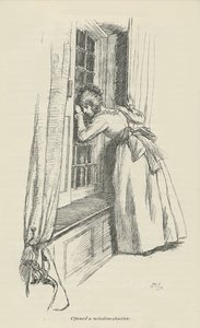 Opened a Window-Shutter by Hugh Thomson