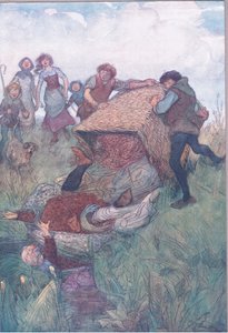 Thrown into the Thames, illustration from 