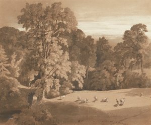Parkland at Minto House by Hugh William Williams