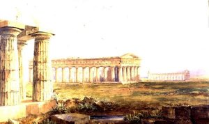 The Temples at Paestum by Hugh William Williams