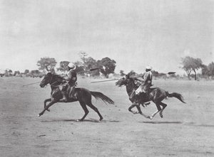 Africa: Aulad Hamid Arabs in chain-armour by Hugo Adolf Bernatzik