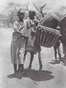 Africa: Aulad Hamid drums by Hugo Adolf Bernatzik