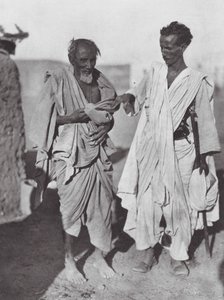 Africa: Bisharin men, Nubian desert by Hugo Adolf Bernatzik