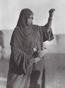 Africa: Bisharin Woman Spinning, Nubian Desert by Hugo Adolf Bernatzik