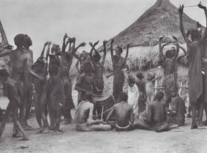 Dinka cow-dance by Hugo Adolf Bernatzik