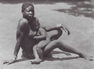Africa: Eastern Djur, Mother and Child by Hugo Adolf Bernatzik