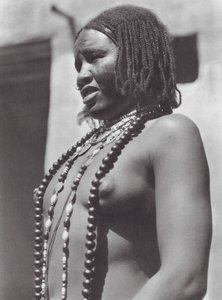 Africa: Gawazi, a professional dancer by Hugo Adolf Bernatzik
