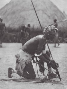 Africa: Shilluk in festal garb by Hugo Adolf Bernatzik