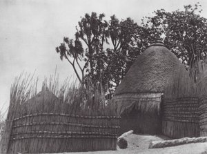 Shilluk Temple by Hugo Adolf Bernatzik