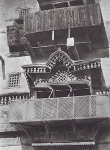Africa: Wooden bay-window in Suakin by Hugo Adolf Bernatzik