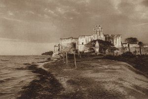 Mexico: Campeche, Ruin of the San Francisco Monastery by Hugo Brehme