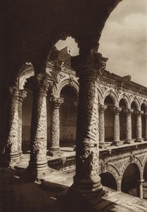 Mexico: Mexico City, Merced Monastery by Hugo Brehme