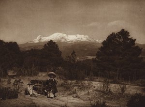 Mexico: Iztaccihuatl by Hugo Brehme
