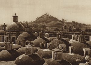 Mexico: Pyramid of Cholula by Hugo Brehme