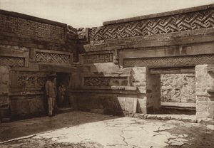 Mexico: Ruins of Mitla by Hugo Brehme
