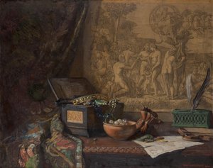Still Life with Judgment of Paris by Hugo Charlemont